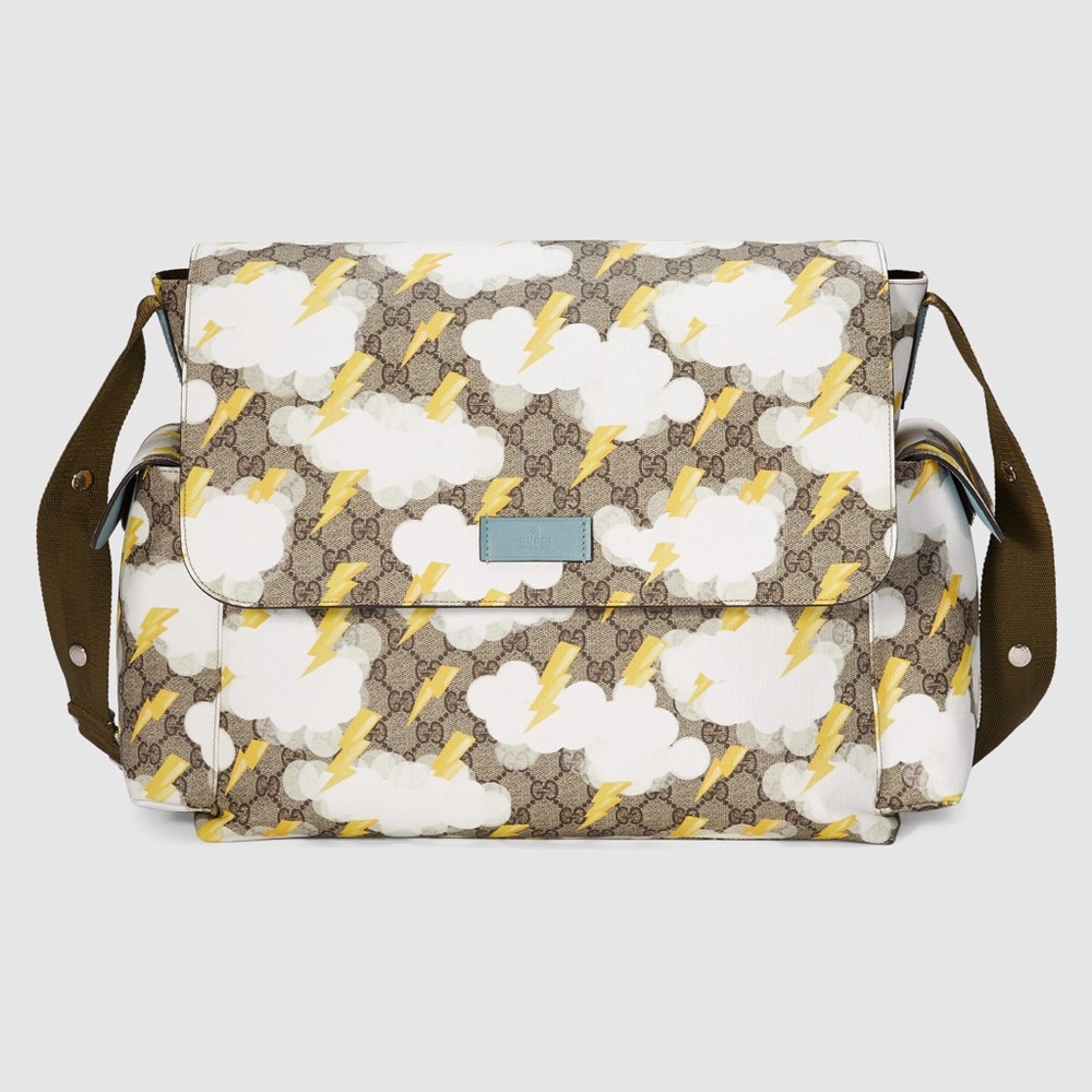 GUCCI Supreme diaper bag